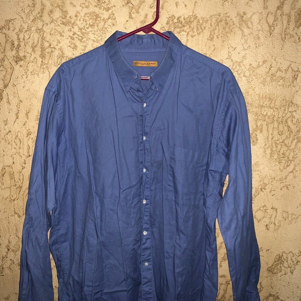 Men's Donna Karan NY 17 34/35 Shirt